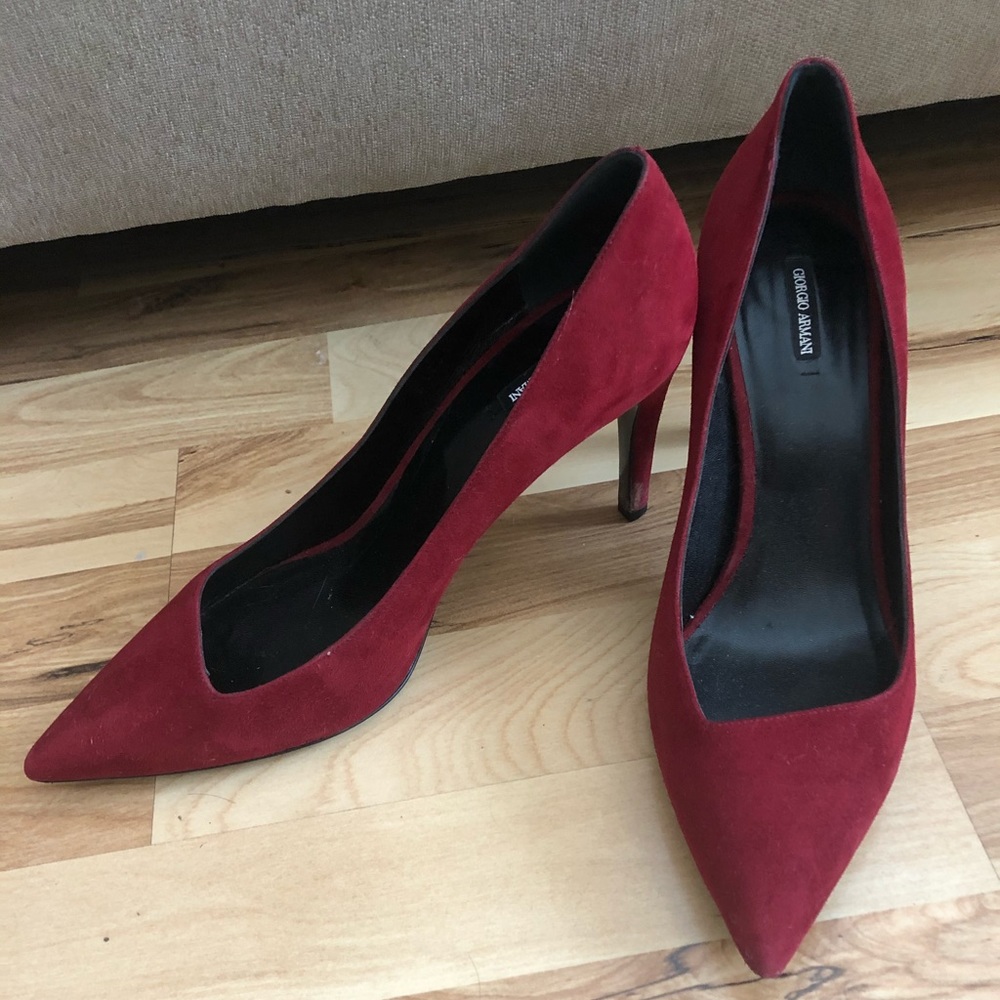 Armani Giorgio Red Stilettos